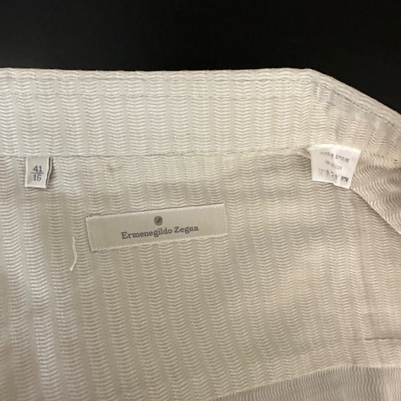 Ermenegildo Zegna Long Sleeve Shirt 16 neck EU 41 Gently worn 100% cotton - Picture 4 of 4